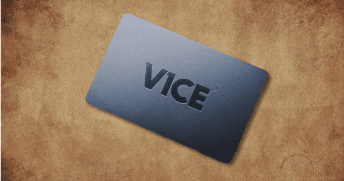 V1CE Business Card Review and What are VICE cards