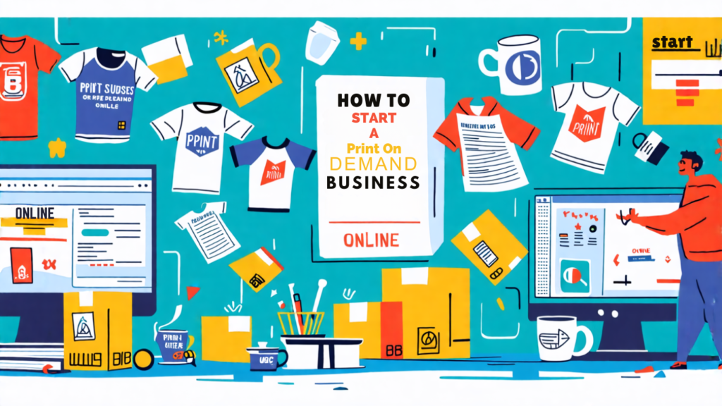 how to start a print on demand business glenn broome